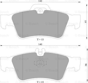 BOSCH 0 986 AB4 980 - Jarrupala, levyjarru inparts.fi