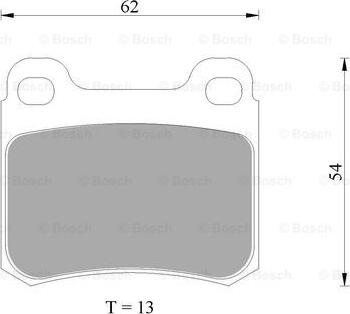 BOSCH 0 986 AB4 975 - Jarrupala, levyjarru inparts.fi