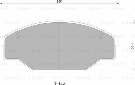 BOSCH 0 986 AB4 499 - Jarrupala, levyjarru inparts.fi