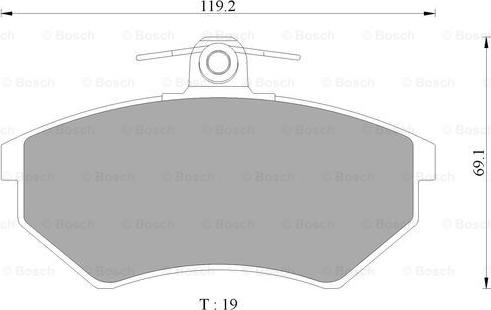 BOSCH 0 986 AB4 445 - Jarrupala, levyjarru inparts.fi