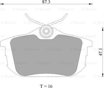 BOSCH 0 986 AB4 466 - Jarrupala, levyjarru inparts.fi