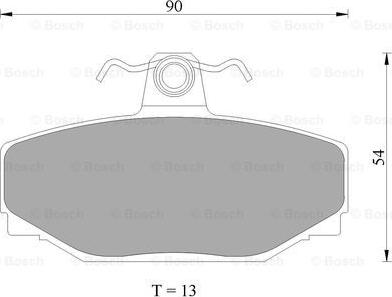 BOSCH 0 986 AB4 435 - Jarrupala, levyjarru inparts.fi