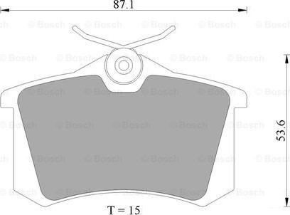 BOSCH 0 986 AB4 436 - Jarrupala, levyjarru inparts.fi