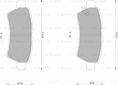 BOSCH 0 986 AB4 591 - Jarrupala, levyjarru inparts.fi