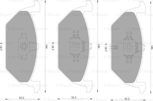 BOSCH 0 986 AB4 553 - Jarrupala, levyjarru inparts.fi