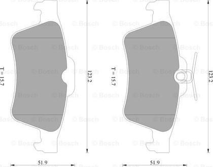 BOSCH 0 986 AB4 583 - Jarrupala, levyjarru inparts.fi