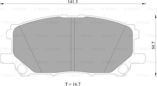 BOSCH 0 986 AB4 574 - Jarrupala, levyjarru inparts.fi