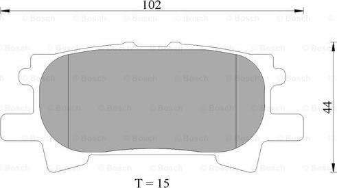 BOSCH 0 986 AB4 575 - Jarrupala, levyjarru inparts.fi