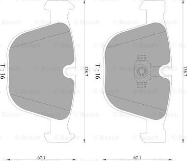 BOSCH 0 986 AB4 571 - Jarrupala, levyjarru inparts.fi