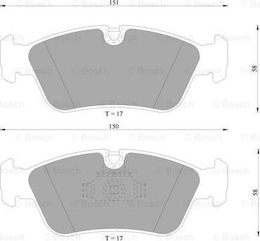 BOSCH 0 986 AB4 694 - Jarrupala, levyjarru inparts.fi