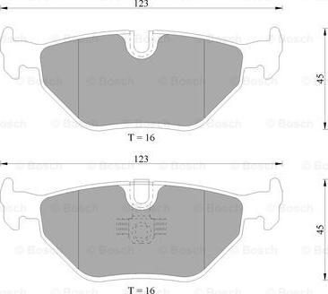 BOSCH 0 986 AB4 693 - Jarrupala, levyjarru inparts.fi