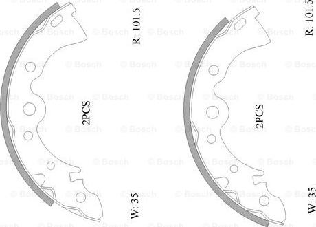 BOSCH 0 986 AB0 040 - Jarrukenkäsarja inparts.fi