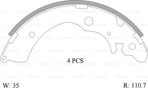 BOSCH 0 986 AB0 003 - Jarrukenkäsarja inparts.fi