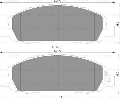 BOSCH 0 986 AB0 025 - Jarrupala, levyjarru inparts.fi