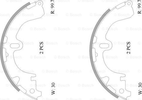 BOSCH 0 986 AB0 107 - Jarrukenkäsarja inparts.fi