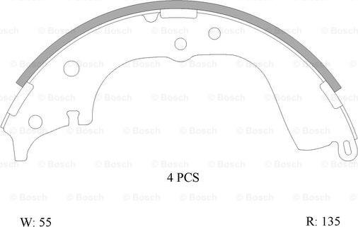 BOSCH 0 986 AB0 115 - Jarrukenkäsarja inparts.fi