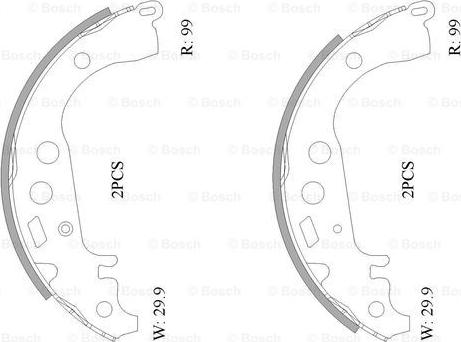 BOSCH 0 986 AB0 118 - Jarrukenkäsarja inparts.fi