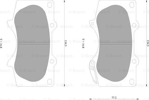 BOSCH 0 986 AB0 261 - Jarrupala, levyjarru inparts.fi