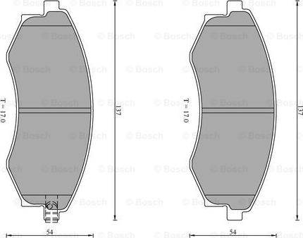 BOSCH 0 986 AB0 205 - Jarrupala, levyjarru inparts.fi