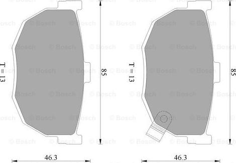 BOSCH 0 986 AB1 908 - Jarrupala, levyjarru inparts.fi