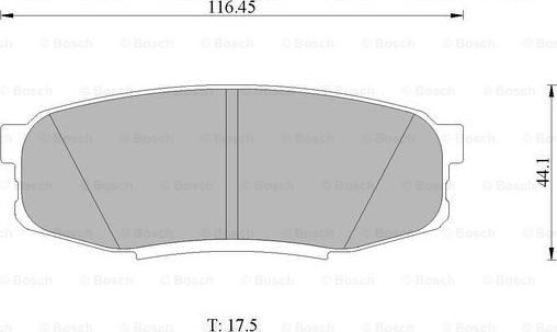 BOSCH 0 986 AB1 494 - Jarrupala, levyjarru inparts.fi