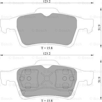 BOSCH 0 986 AB1 444 - Jarrupala, levyjarru inparts.fi