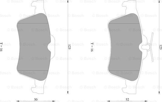 BOSCH 0 986 AB1 445 - Jarrupala, levyjarru inparts.fi