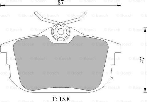 BOSCH 0 986 AB1 446 - Jarrupala, levyjarru inparts.fi