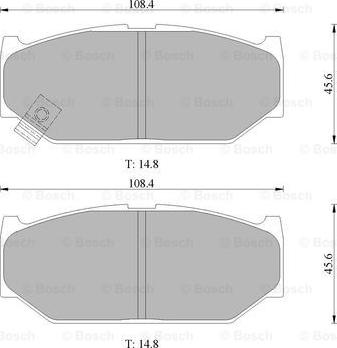 BOSCH 0 986 AB1 448 - Jarrupala, levyjarru inparts.fi