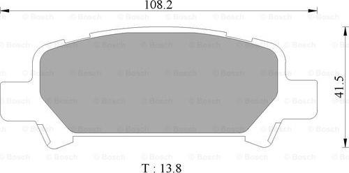 BOSCH 0 986 AB1 459 - Jarrupala, levyjarru inparts.fi