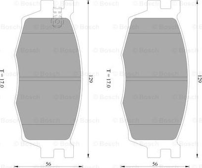 BOSCH 0 986 AB1 465 - Jarrupala, levyjarru inparts.fi