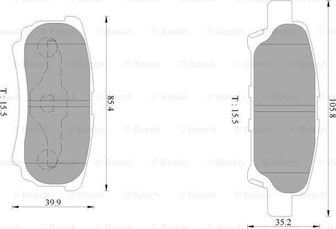 BOSCH 0 986 AB1 401 - Jarrupala, levyjarru inparts.fi