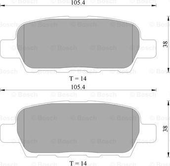 BOSCH 0 986 AB1 403 - Jarrupala, levyjarru inparts.fi