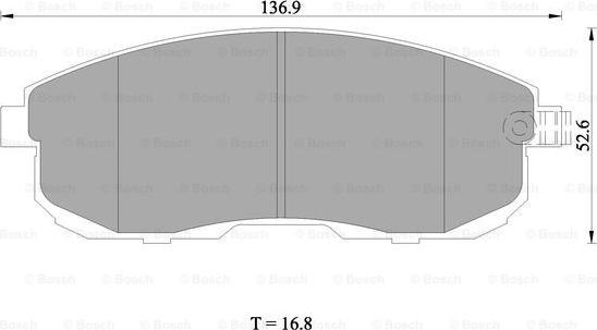 BOSCH 0 986 AB1 407 - Jarrupala, levyjarru inparts.fi