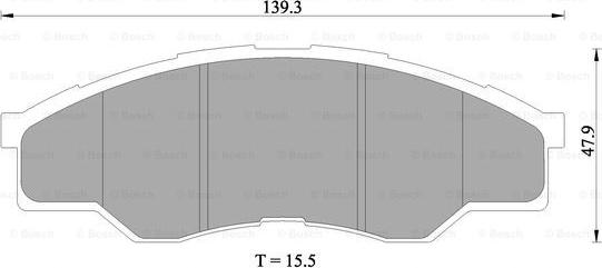 BOSCH 0 986 AB1 414 - Jarrupala, levyjarru inparts.fi