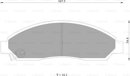 BOSCH 0 986 AB1 416 - Jarrupala, levyjarru inparts.fi