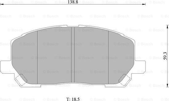 BOSCH 0 986 AB1 411 - Jarrupala, levyjarru inparts.fi