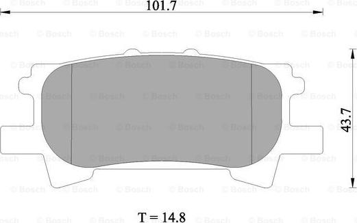 BOSCH 0 986 AB1 412 - Jarrupala, levyjarru inparts.fi