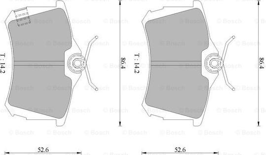 BOSCH 0 986 AB1 482 - Jarrupala, levyjarru inparts.fi