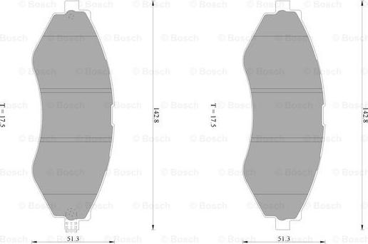 BOSCH 0 986 AB1 433 - Jarrupala, levyjarru inparts.fi