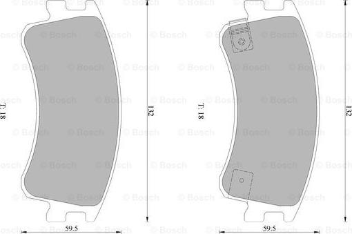 BOSCH 0 986 AB1 437 - Jarrupala, levyjarru inparts.fi