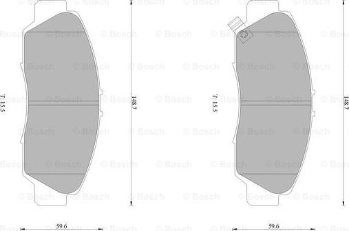 BOSCH 0 986 AB1 424 - Jarrupala, levyjarru inparts.fi