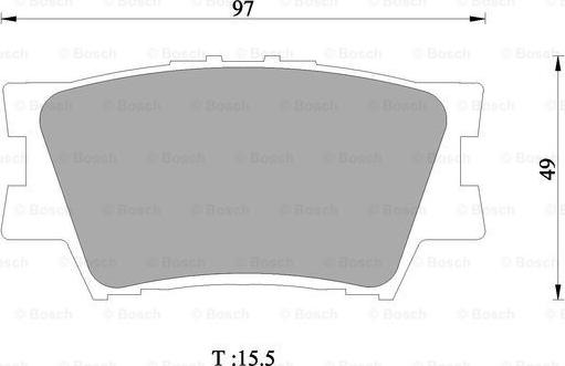 BOSCH 0 986 AB1 421 - Jarrupala, levyjarru inparts.fi