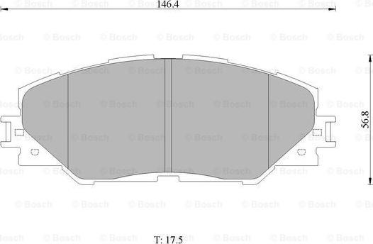 BOSCH 0 986 AB1 422 - Jarrupala, levyjarru inparts.fi