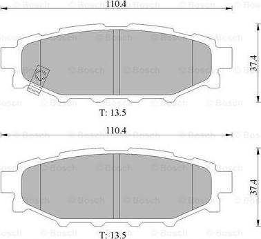 BOSCH 0 986 AB1 474 - Jarrupala, levyjarru inparts.fi