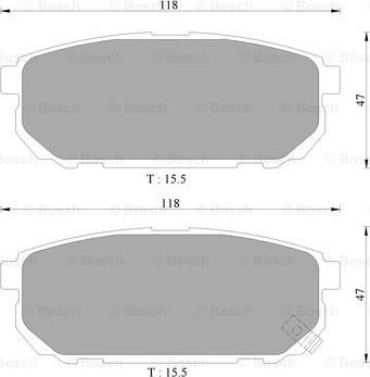 BOSCH 0 986 AB1 472 - Jarrupala, levyjarru inparts.fi