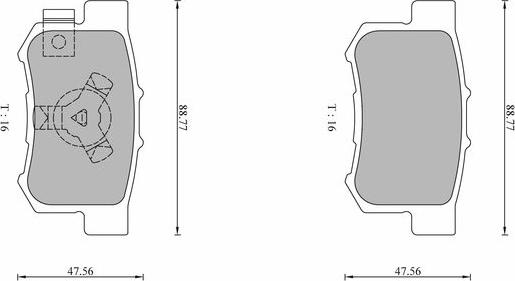 BOSCH 0 986 AB1 596 - Jarrupala, levyjarru inparts.fi