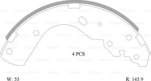 BOSCH 0 986 AB1 573 - Jarrukenkäsarja inparts.fi