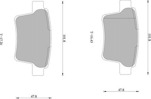 BOSCH 0 986 AB1 606 - Jarrupala, levyjarru inparts.fi