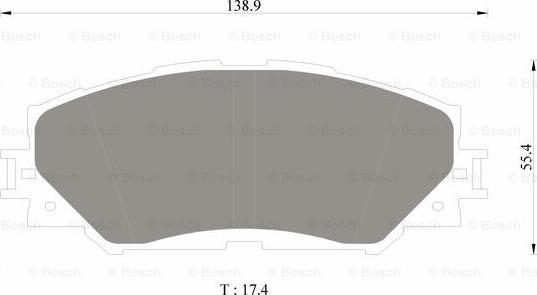 BOSCH 0 986 AB1 612 - Jarrupala, levyjarru inparts.fi